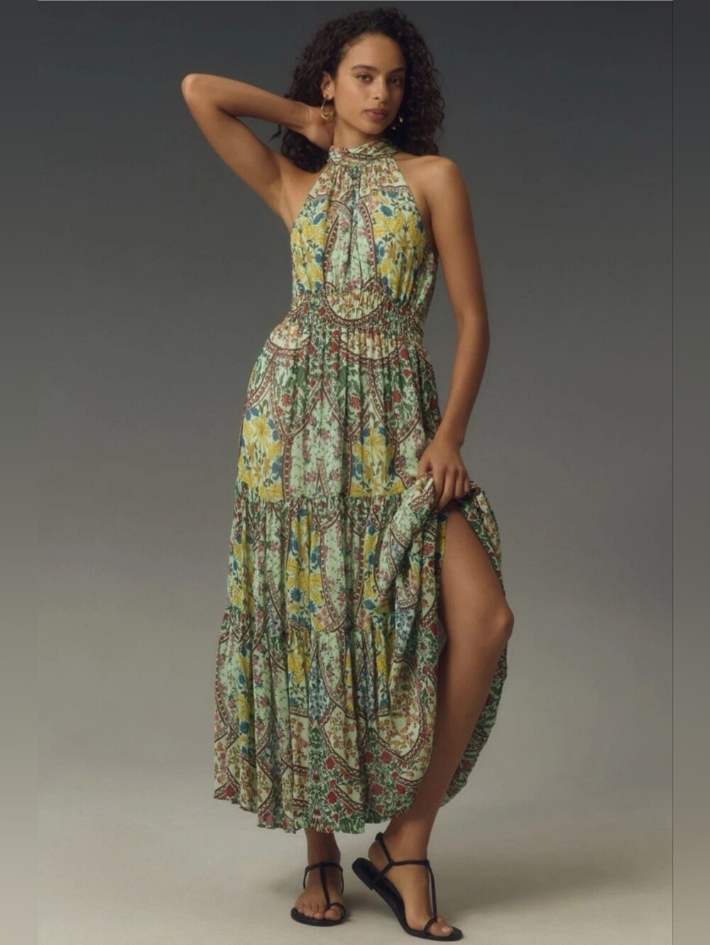 Anthropologie Sleeveless Somerset Maxi Dress